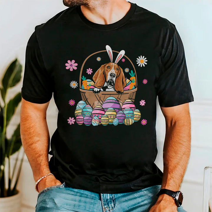 14324ECPOD-7 Easter Day- Funny Easter Dog Shirt