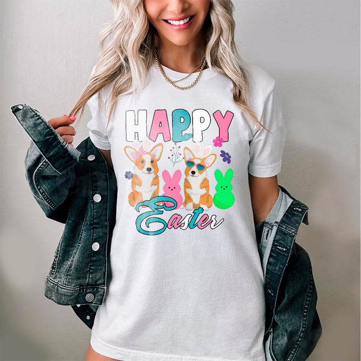 14324ECPOD-6 Easter Day- Lovely Dog Shirt